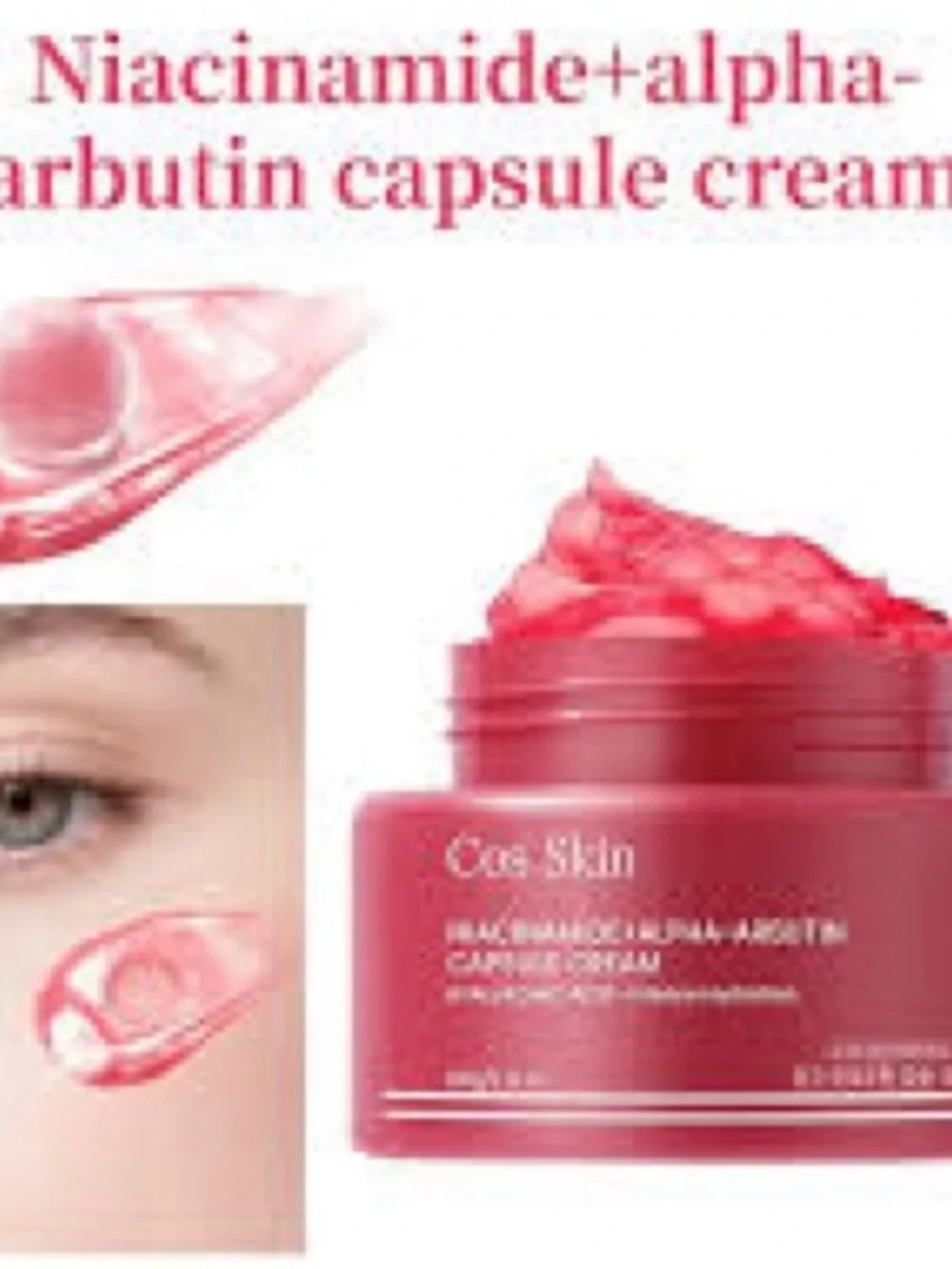 Niacinamide + Alpha-Arbutin Capsule Cream - Pink Moisturizer